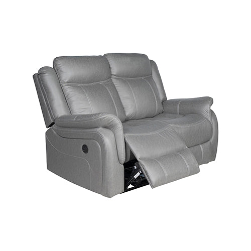 Corbin Recliner 2R Grey Fabric Power Seat