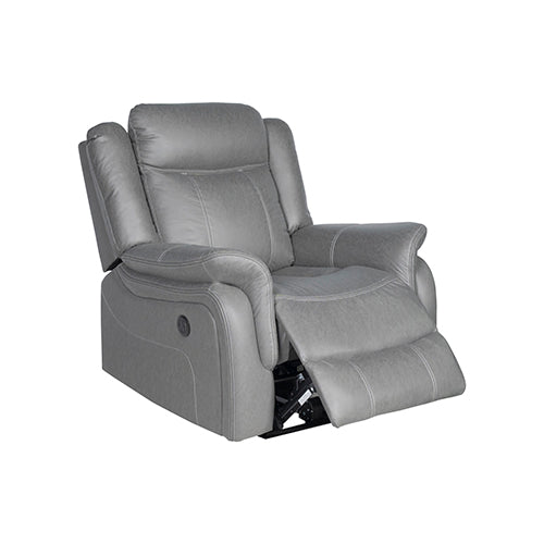 Corbin Recliner 1R Grey Fabric Power Seat