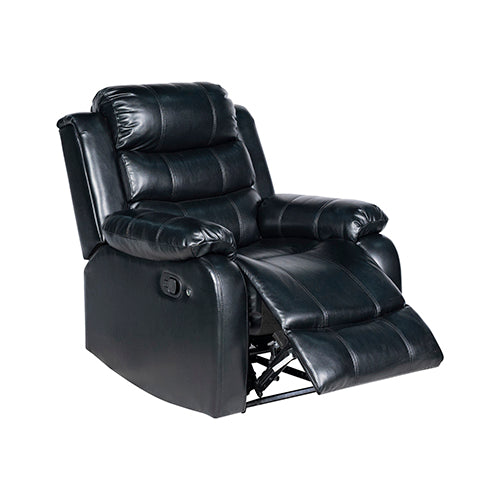 Chaya Recliner 1R Black PU Leather