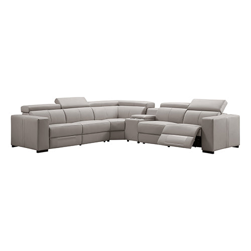 Wynn Real Leather Sofa With PVC Cream Color