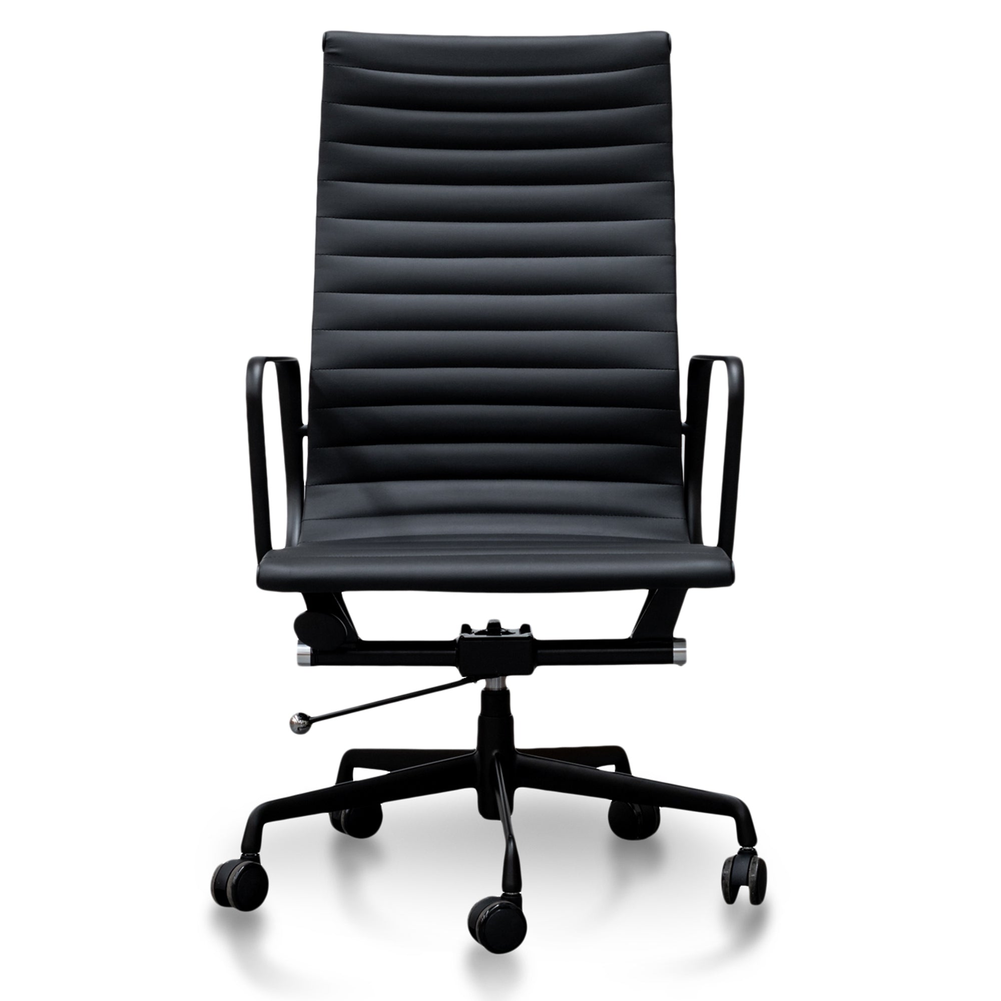 Floyd - Executive Leather Office Chair - Full Black