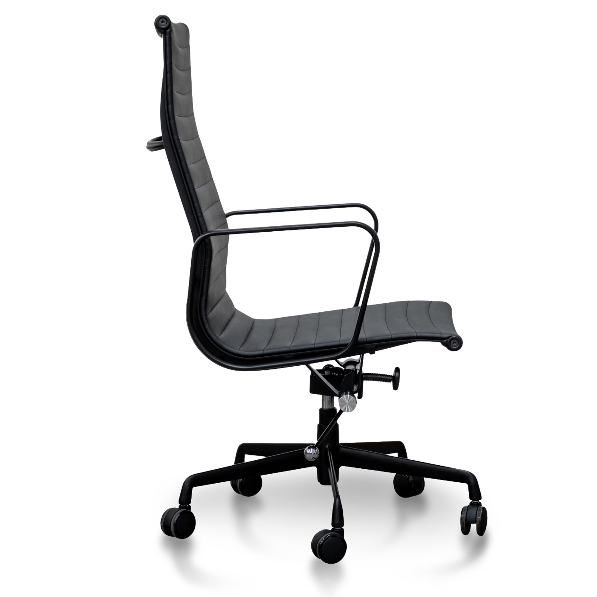 Floyd - Executive Leather Office Chair - Full Black