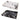 Marble Patterned Black & White Rectangular Trays (Set of 2)