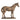 Horse Statue in Rustic Gold Finish