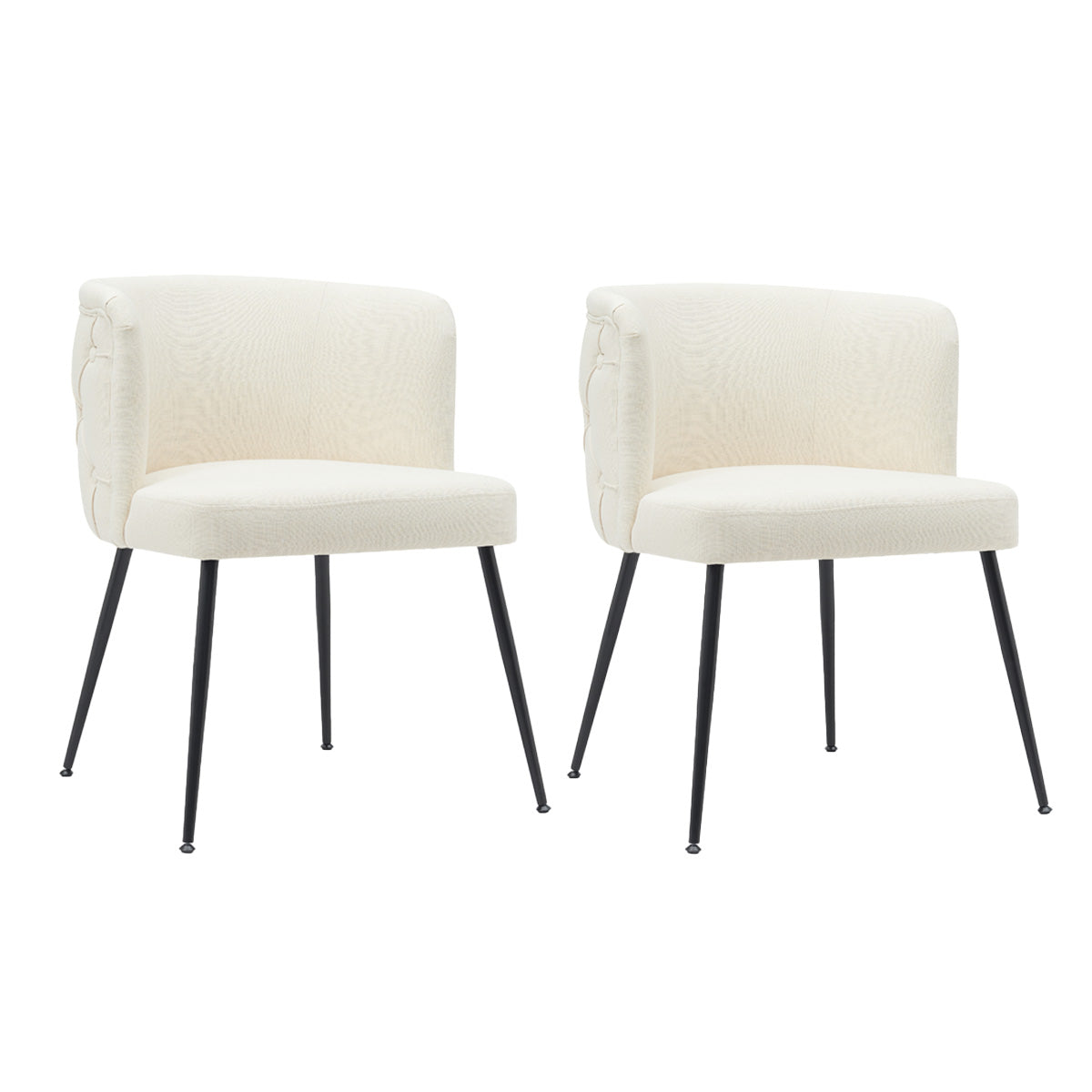 Whitney Dining Chair - Off White (Set of 2)