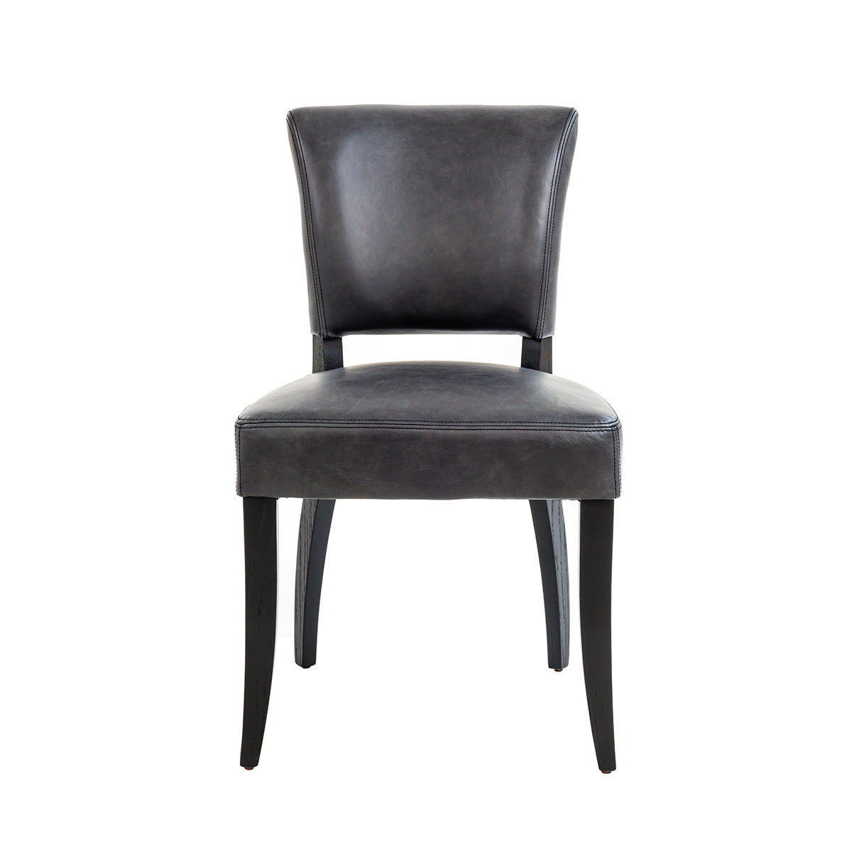 Noah Dining Chair - Black Leather (Set of 2)