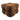 Lesina Stool - Brown Chenille