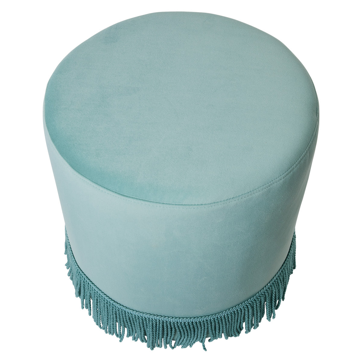 Nemi Stool - Duck Egg Blue Velvet