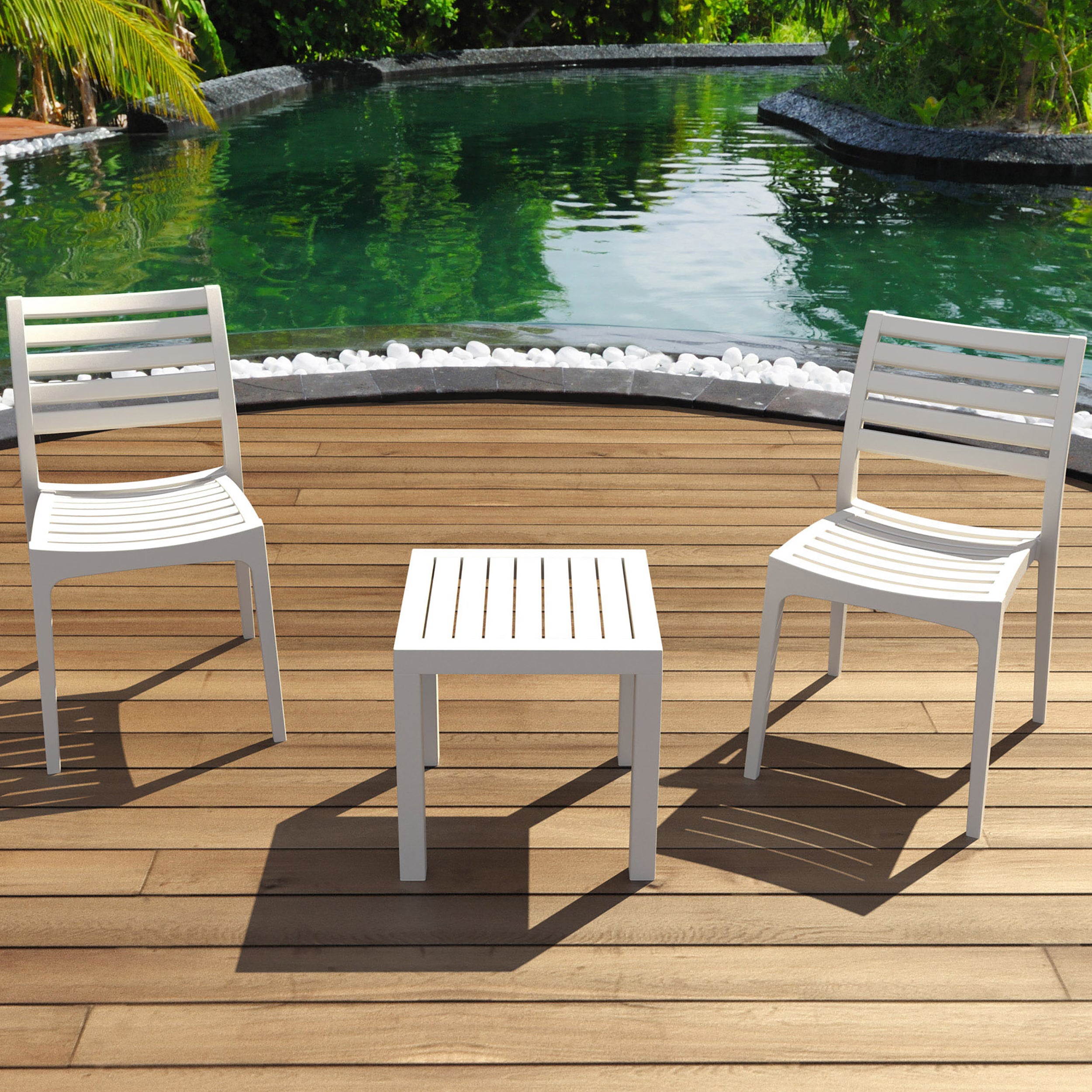 Siesta Ares Chair /Ocean Side Table 2 Seat Package