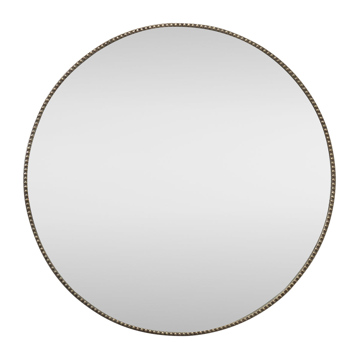 Vera Round Mirror - Antique Silver