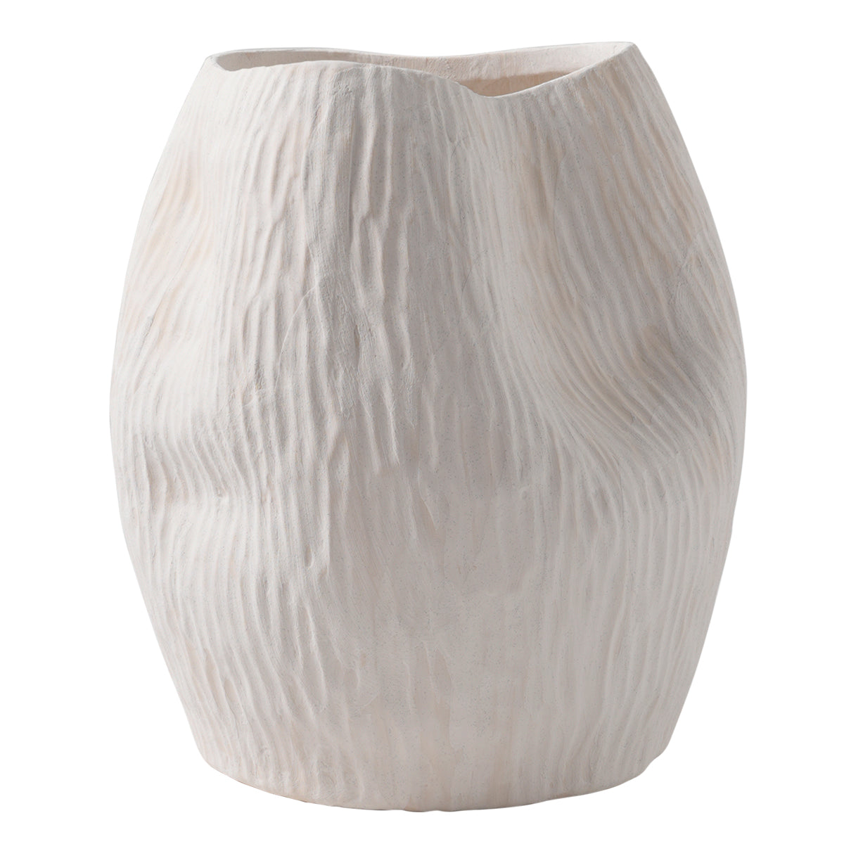 Maeve Porcelain Decorative Vase - Medium White