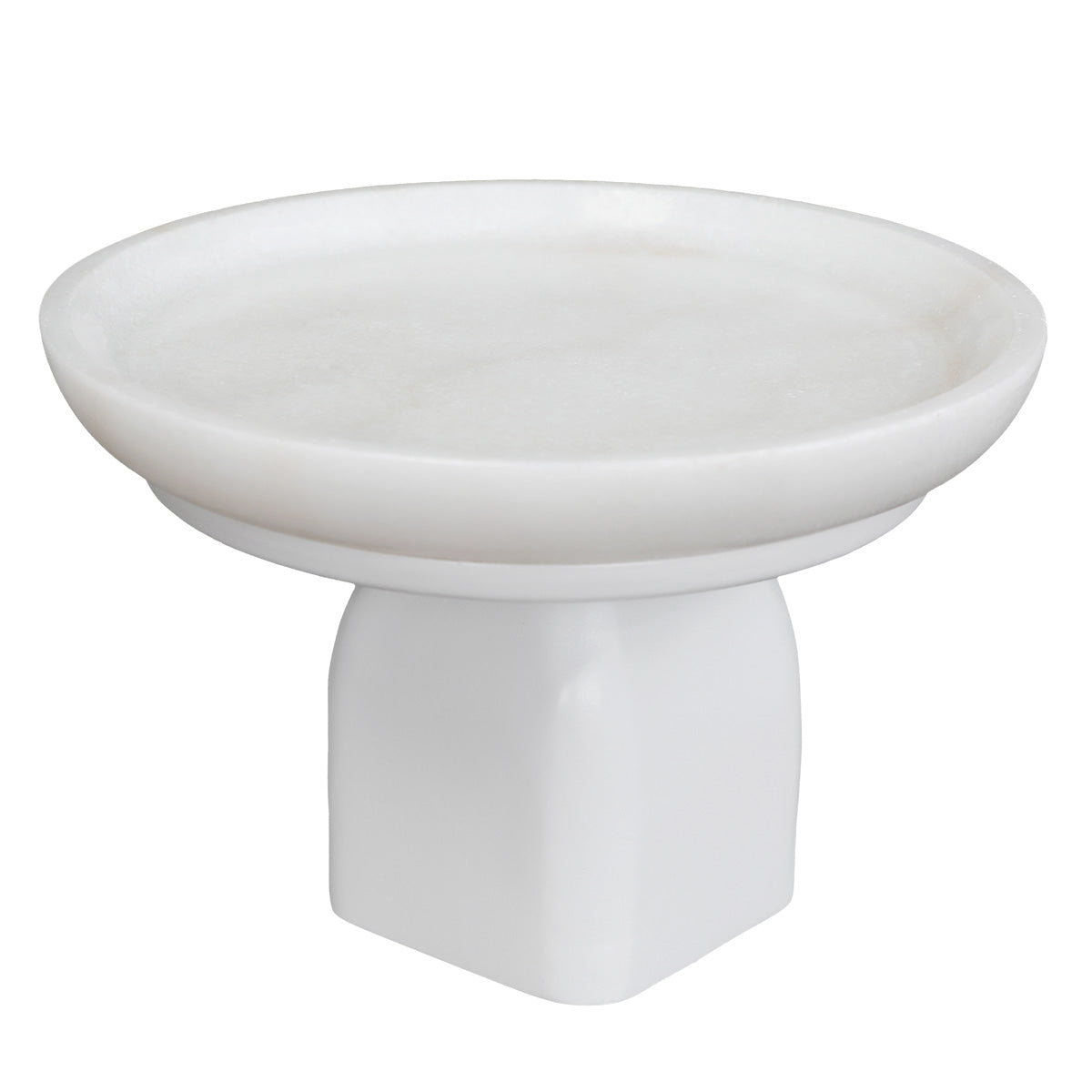 Edith Footed Bowl - Small White