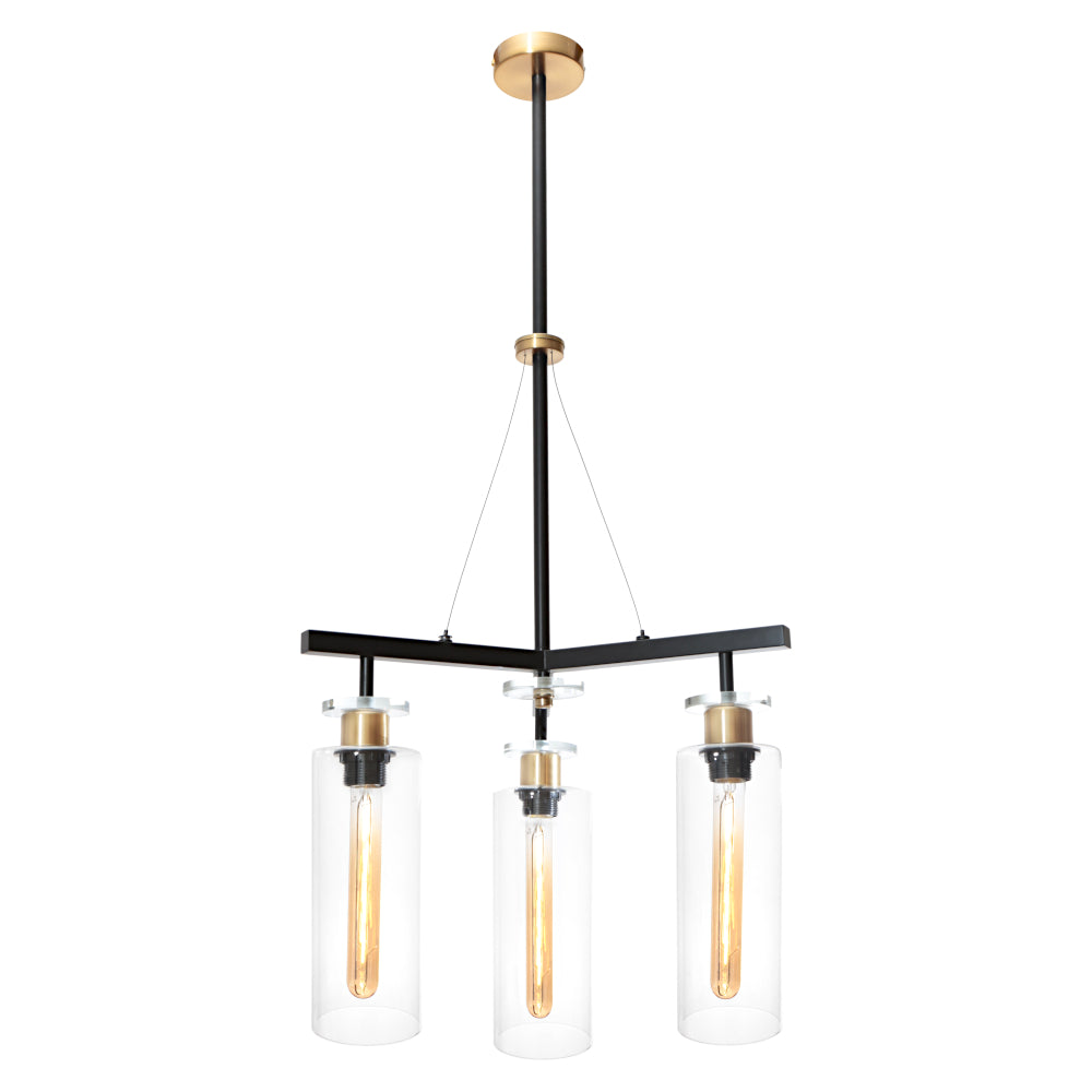 Belerick 3 Light Pendant - Black