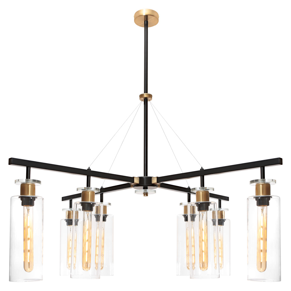 Belerick 8 Light Pendant - Black