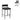 Shaffer 65cm Bar Stool - Black Boucle (Set of 2)