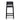 Jolen Rattan Bar Stool - Black