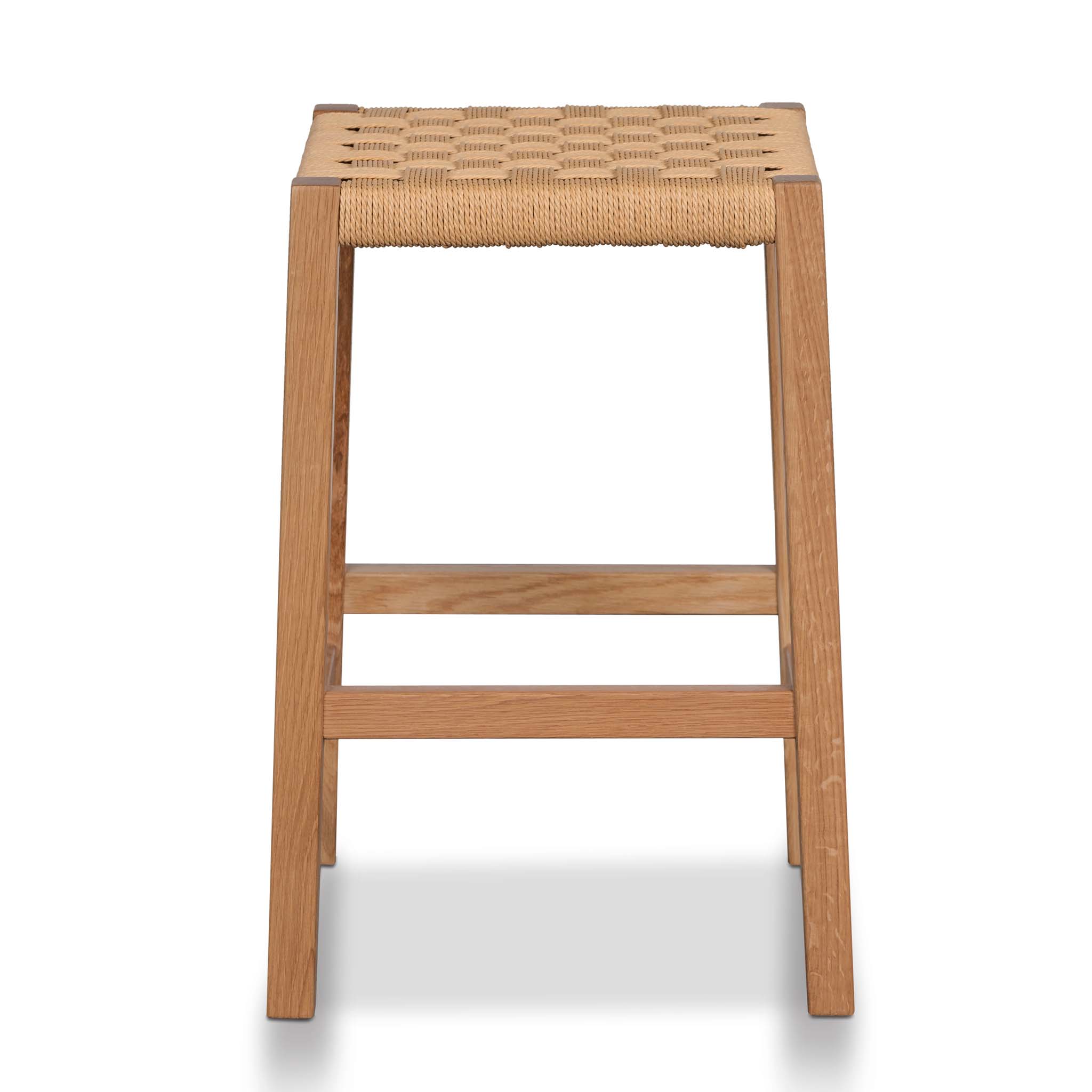 Jolen 65cm Rattan Bar Stool - Natural