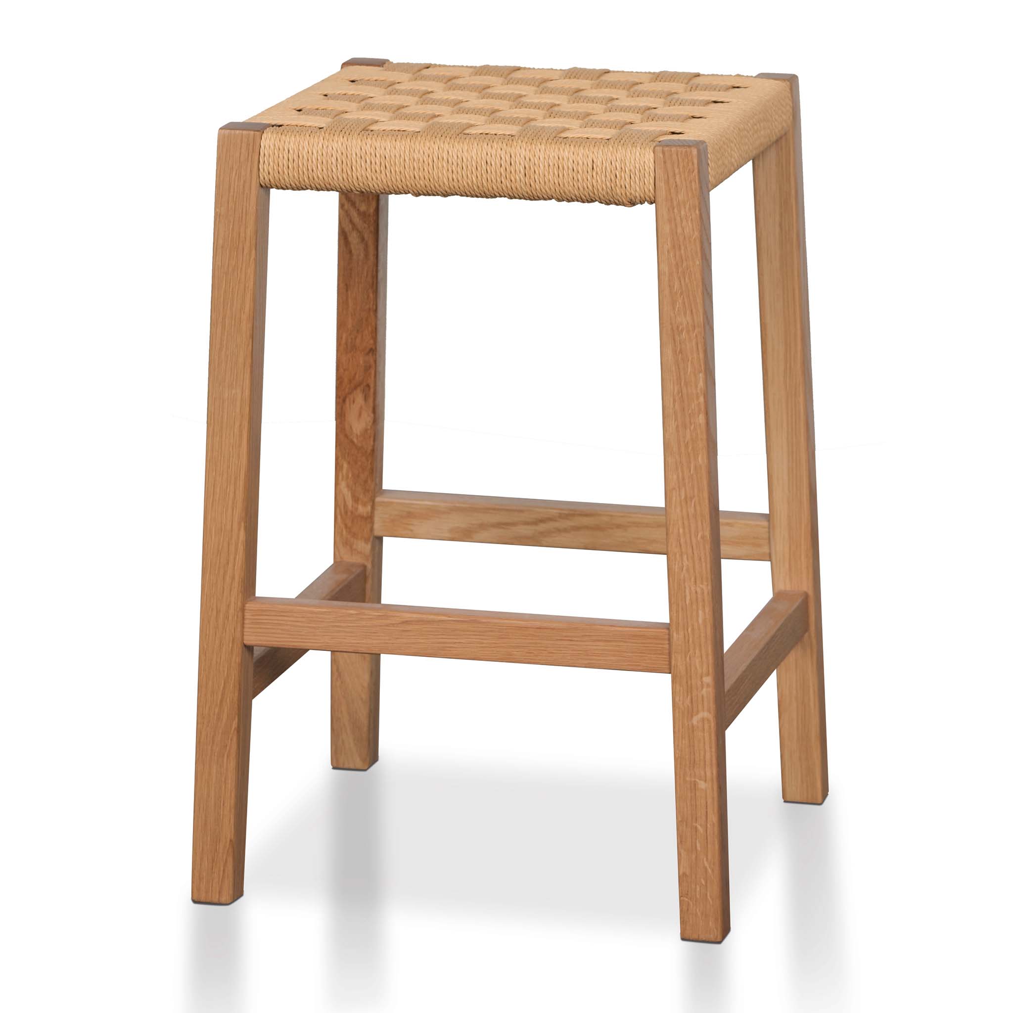 Jolen 65cm Rattan Bar Stool - Natural