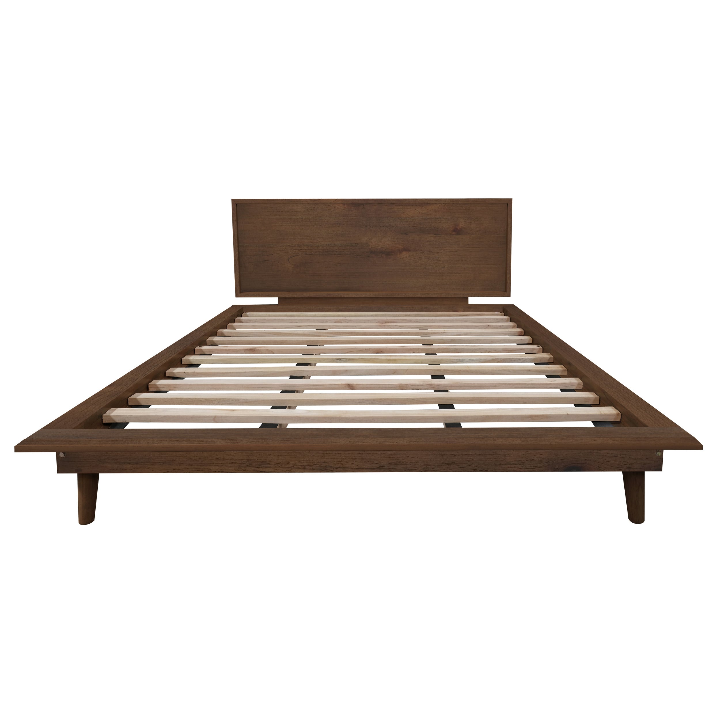 Gatsby Platform Queen Bed - Walnut