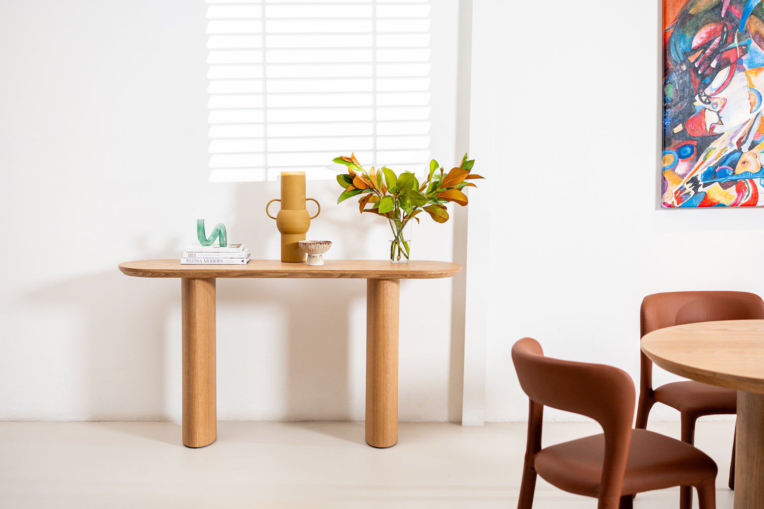 Borg Console Table Natural