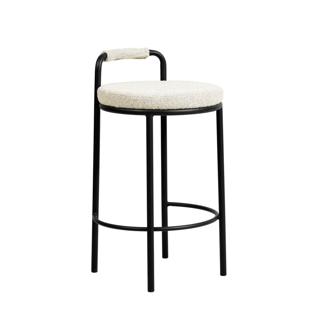 Karimi 65cm Bar Stool - Clay Grey (Set of 2)