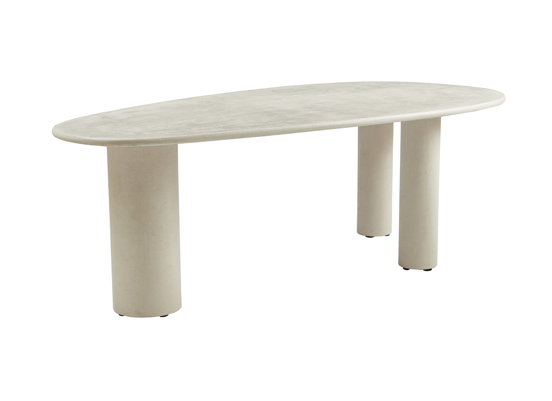 Coastal Curve Dining Table - Pebble