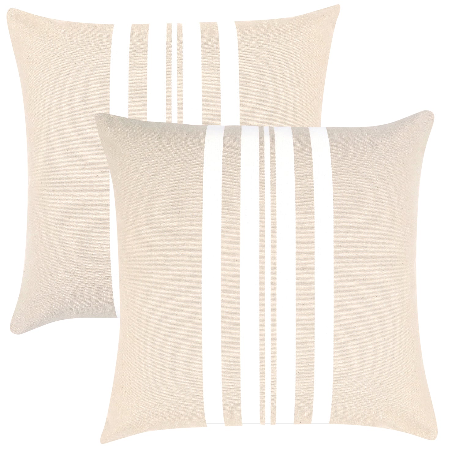 SunStrip O/Door Cotton Cushion 50x50cm - Taupe