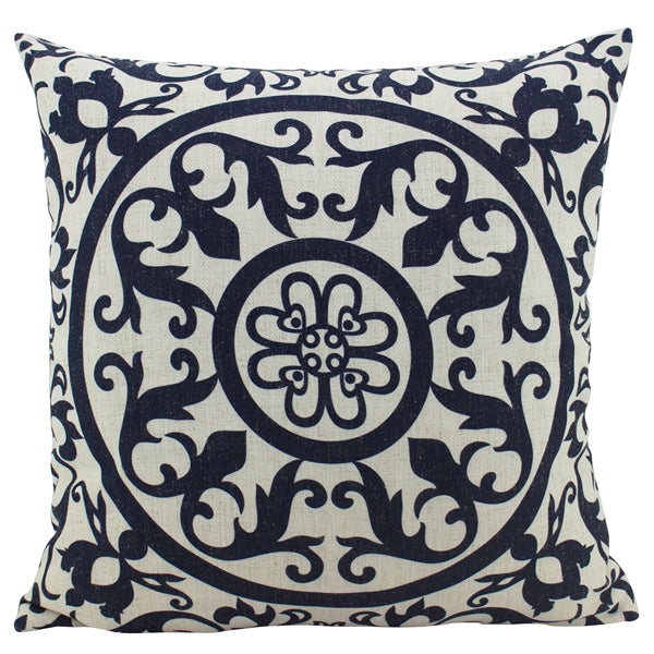 Cape Cod Linen Cushion Navy 50x50cm