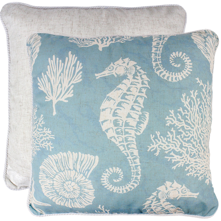 Sea Ya Later Linen Cushion 50x50cm