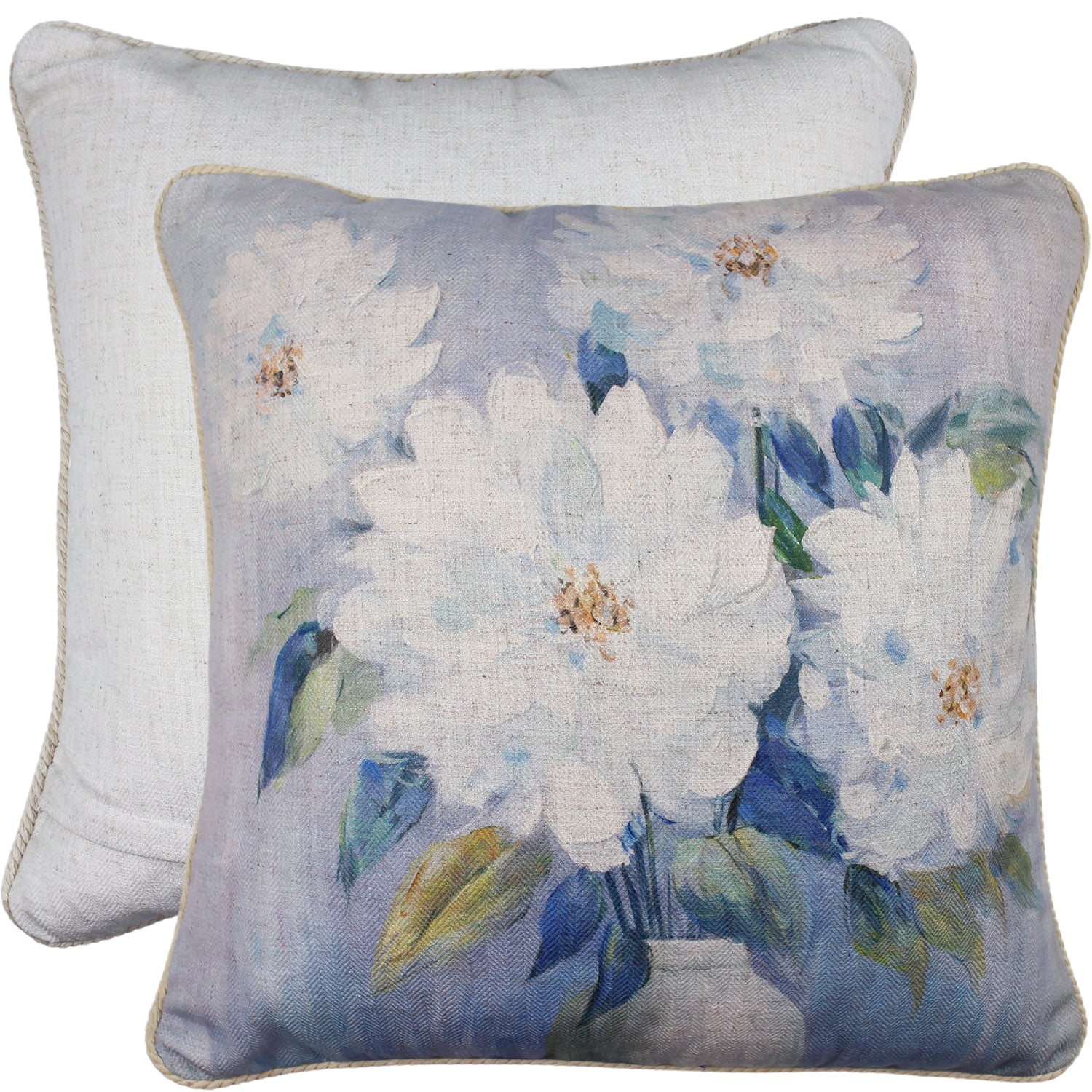 Bouquet Boogie Linen Cushion 50x50cm