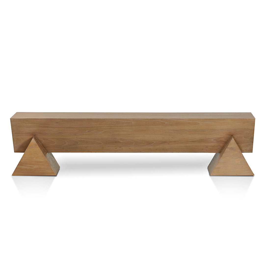 Davila 1.9m Elm Bench - Natural