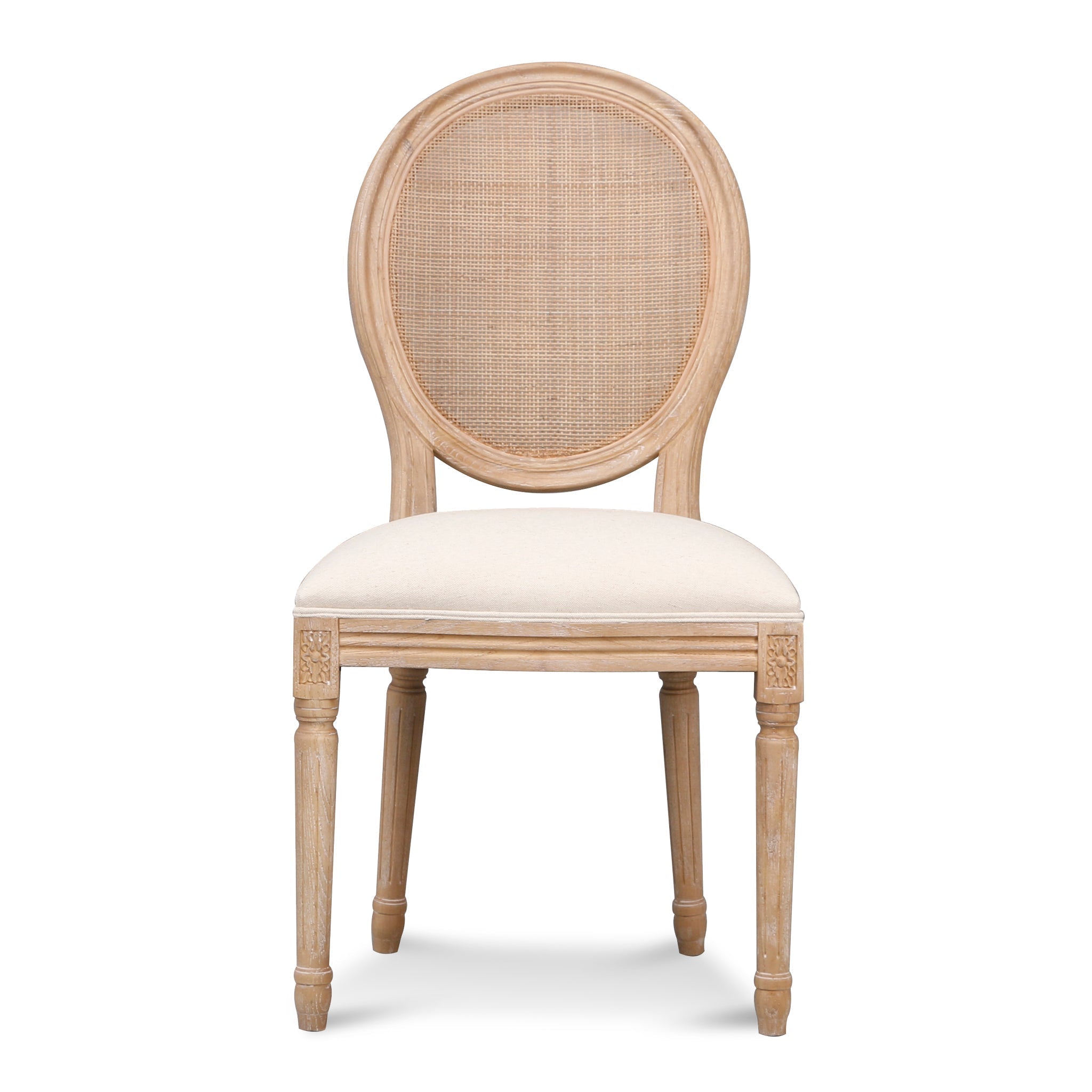 Lenora ELM Dining Chair - Light Beige (Set of 2)