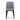 Emmitt Fabric Dining Chair - Pebble Grey in Black Legs (Set of 2)