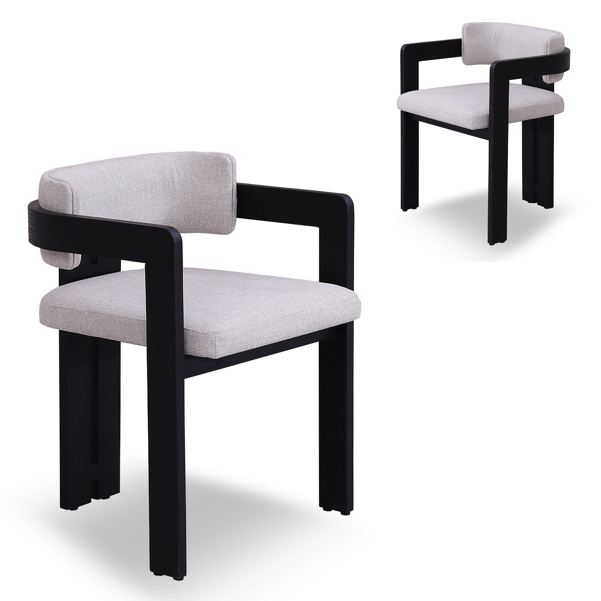 Merari Black Dining Chair (Set of 2)