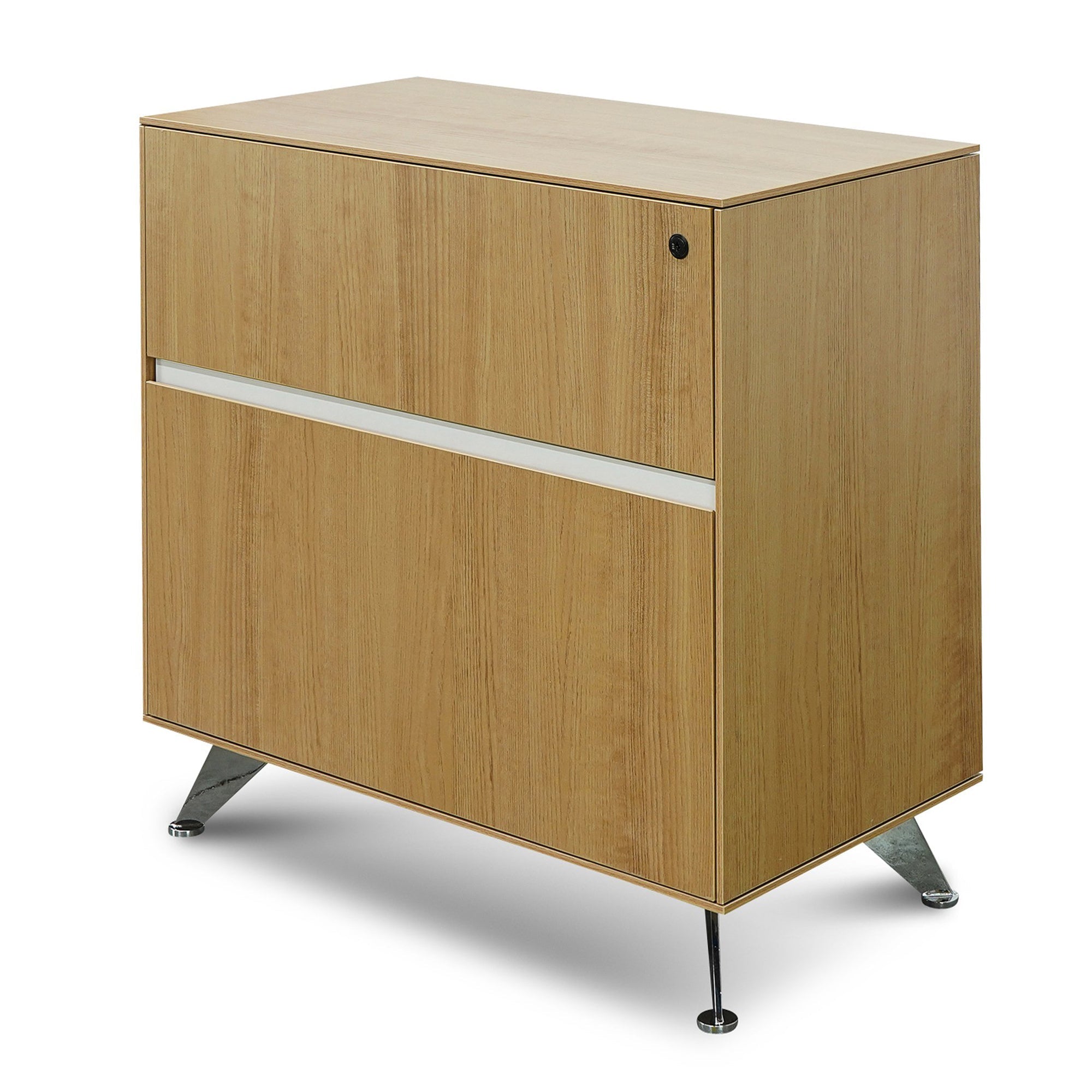 Excel 2 Drawer Lateral Filing Cabinet - Natural