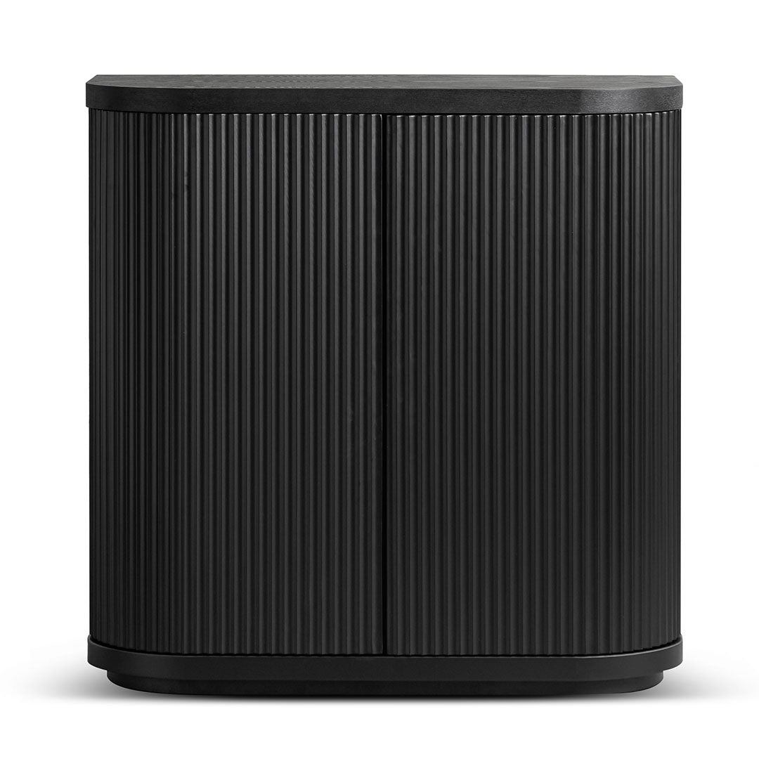 Elino 100cm Wooden Storage Cabinet - Black