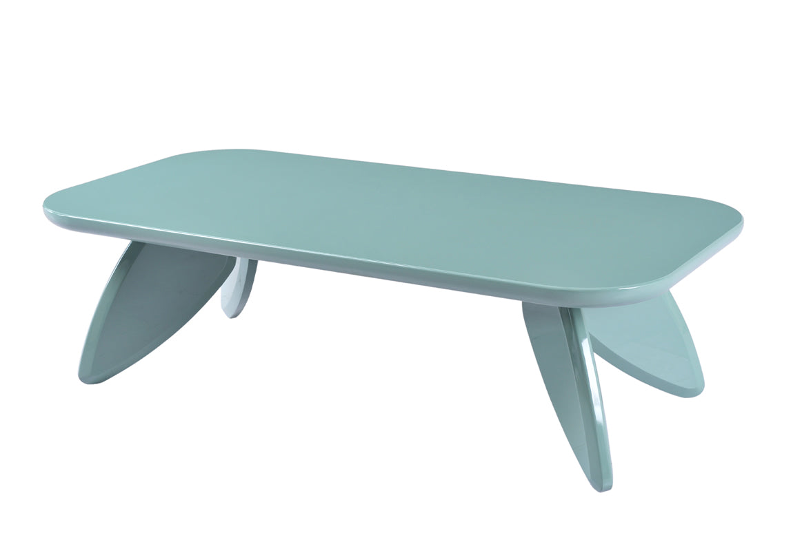 Hugh Coffee Table - Mint Gloss