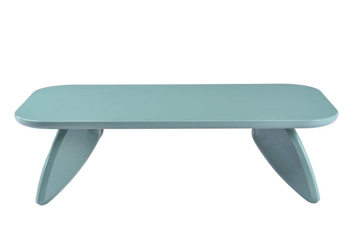 Hugh Coffee Table - Mint Gloss