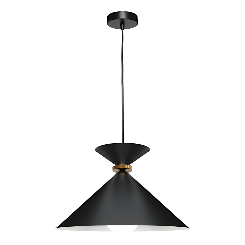 Jadine 1 Light Large Pendant - Black