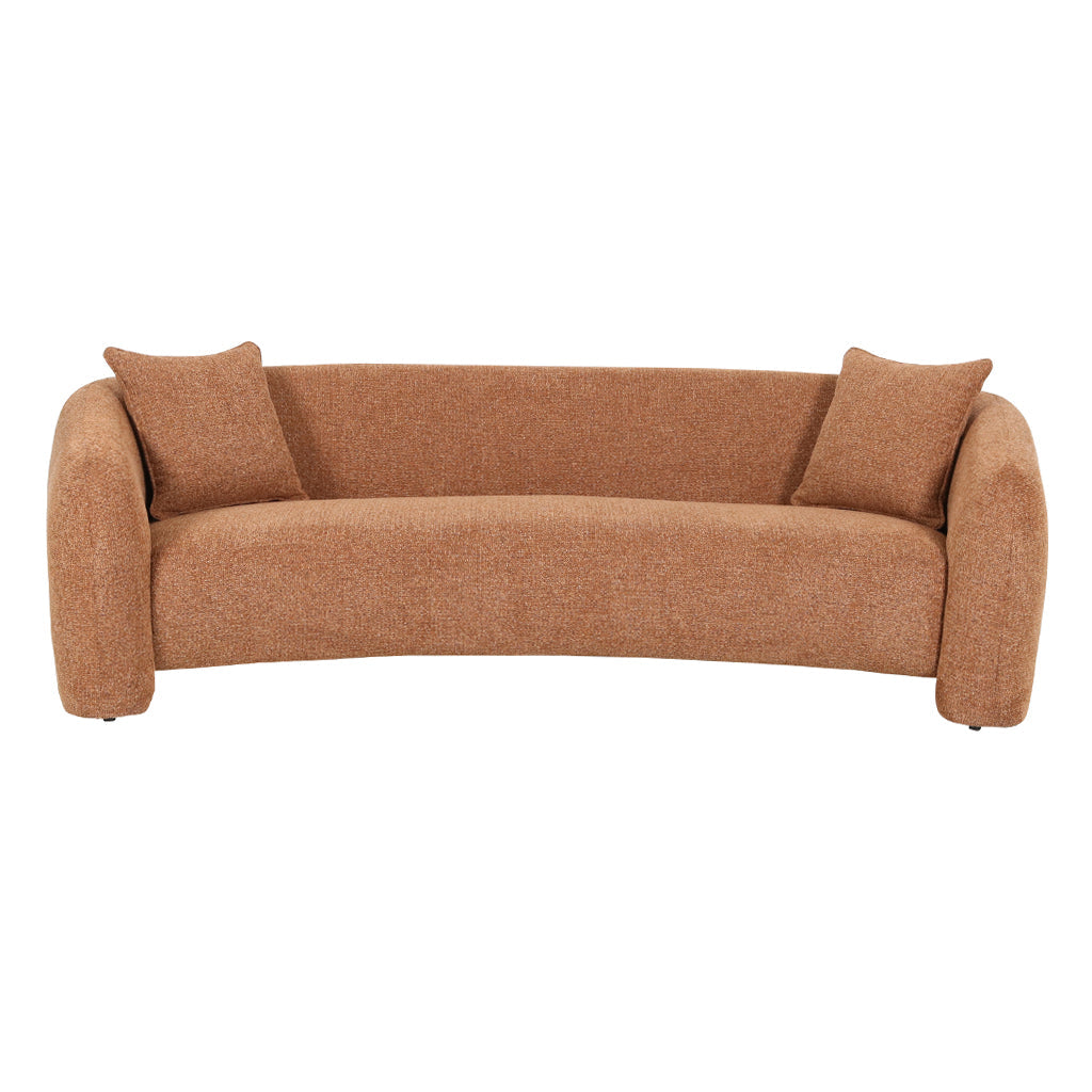 Jam 3 Seater Sofa - Coral Orange