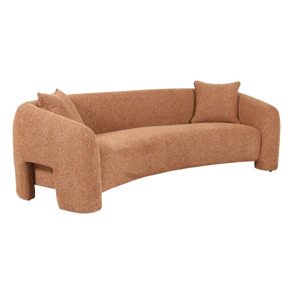 Jam 3 Seater Sofa - Coral Orange