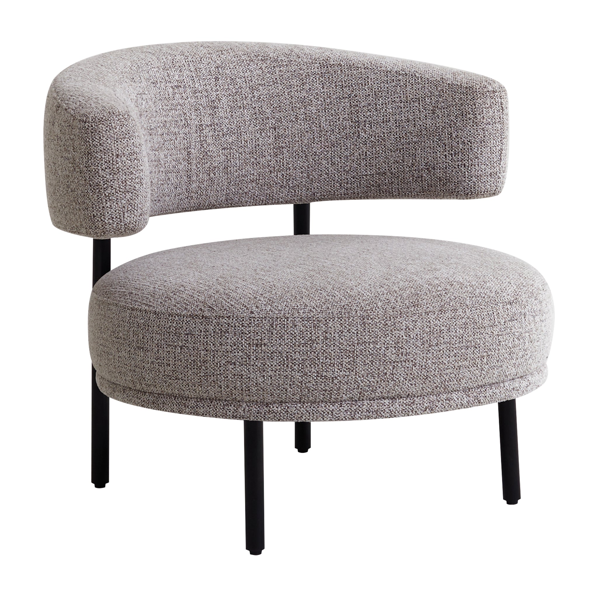 Niva Fabric Armchair - Mountain Grey