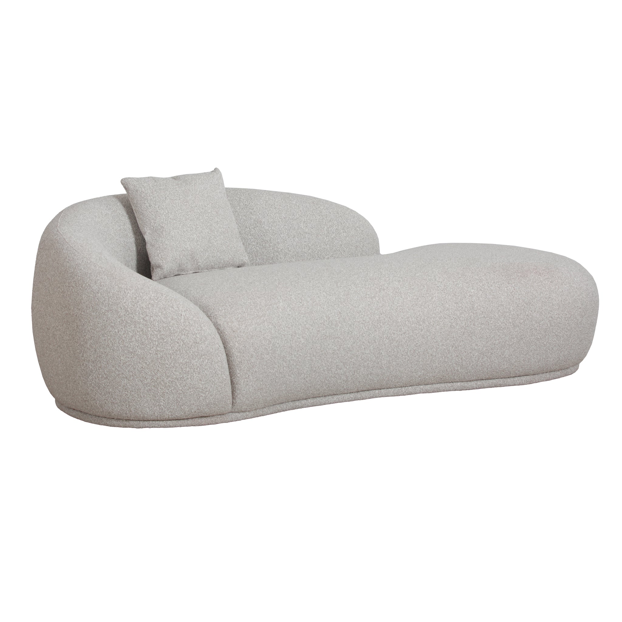 Merlo 3 Seater Fabric Sofa - Clay Grey