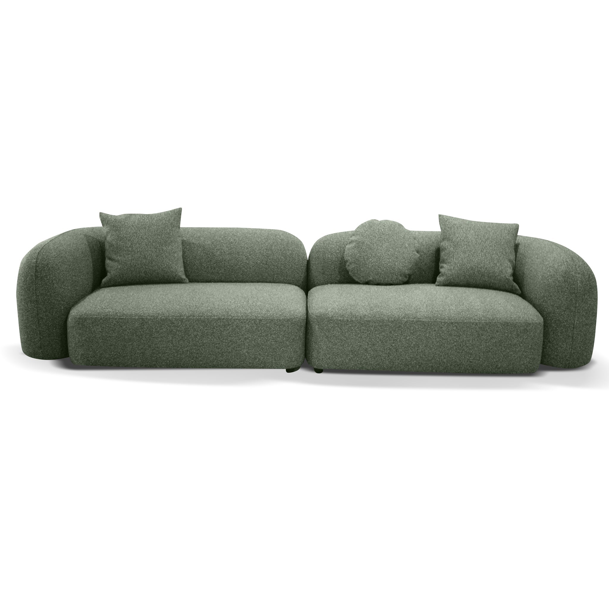 Justus 4 Seater Sofa - Amazon Green