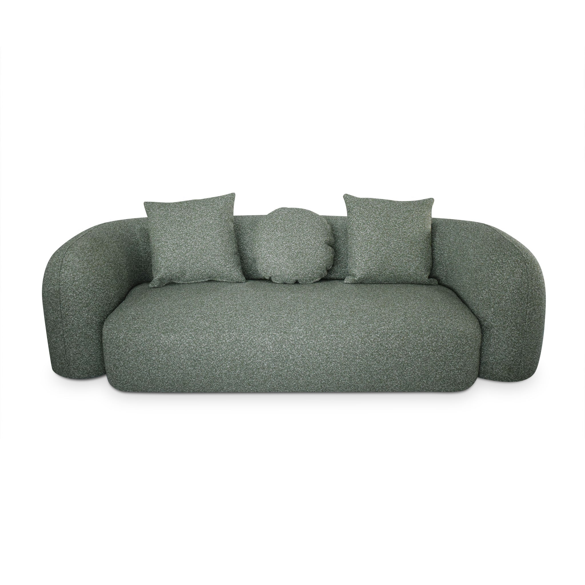 Justus 3 Seater Sofa - Amazon Green