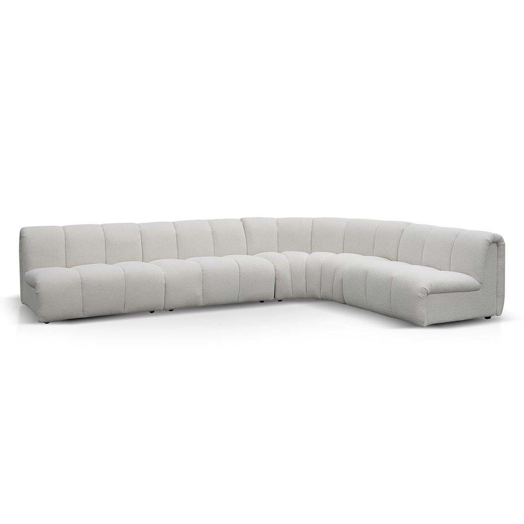 Elias Modular Sofa - Pearl Boucle