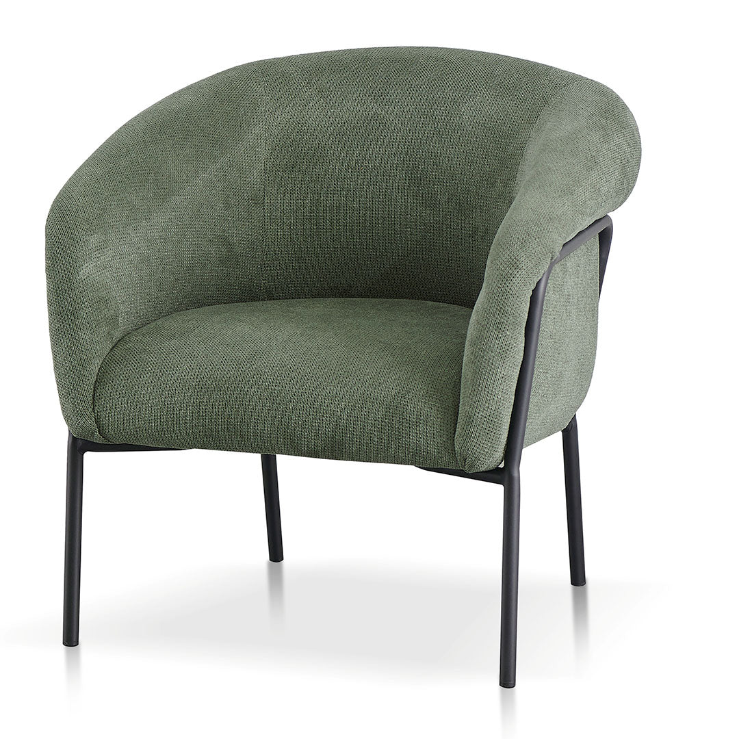 Karin Fabric Armchair - Mason Olive Green