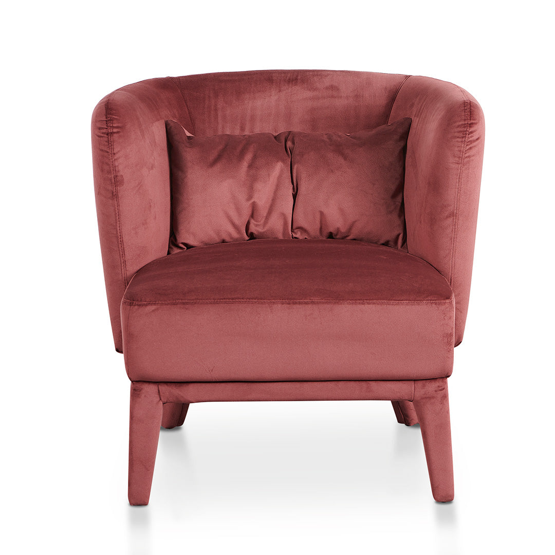 Daley Fabric Armchair - Elegant Plum