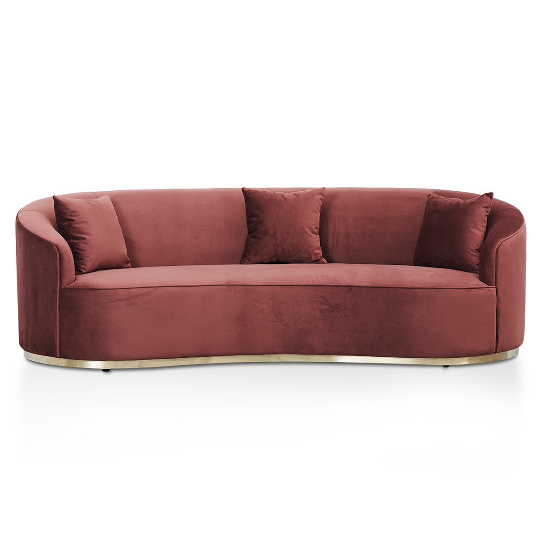 Sosa 3 Seater Sofa - Elegant Plum