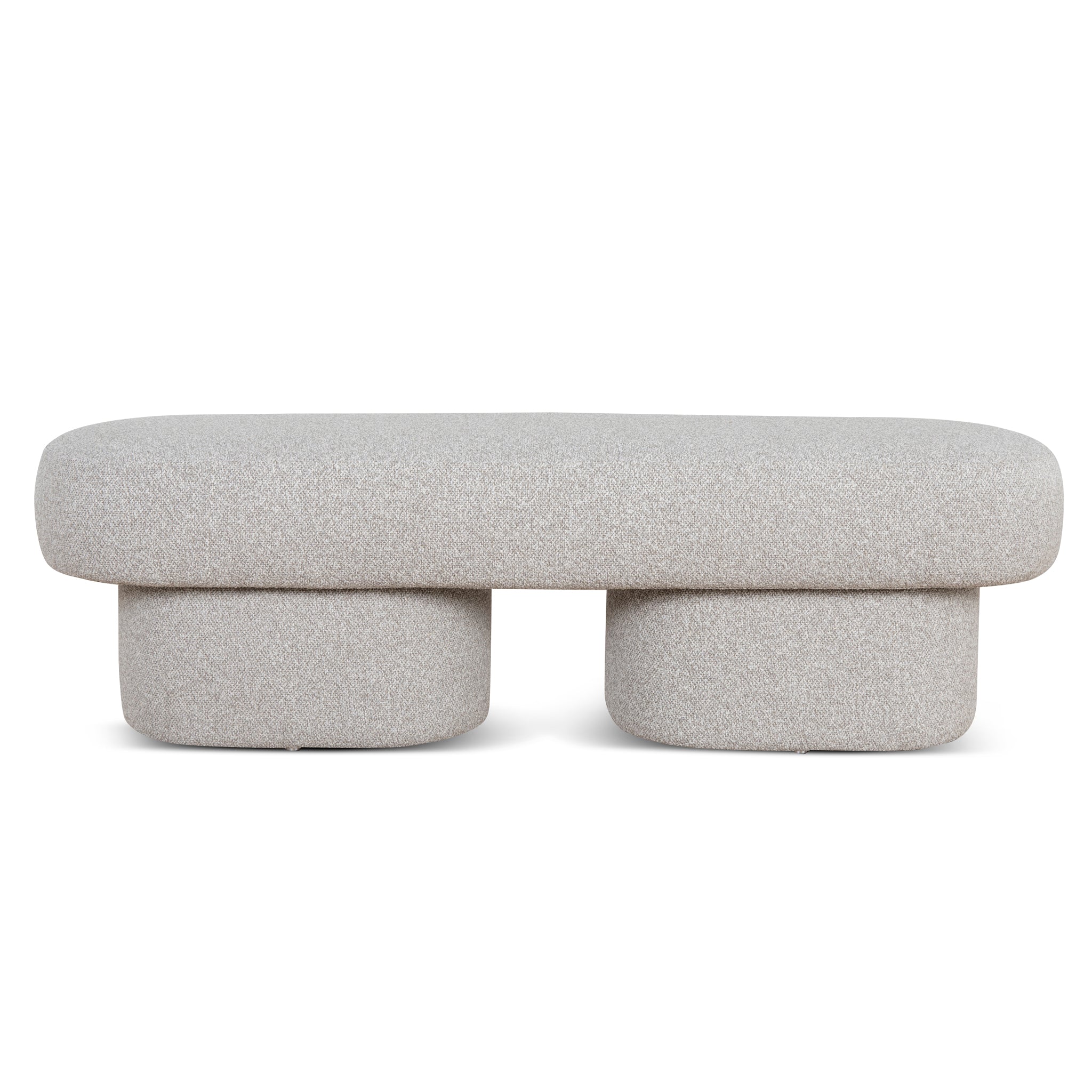 Kopitar 1.5m Long Ottoman Bench - Clay Grey